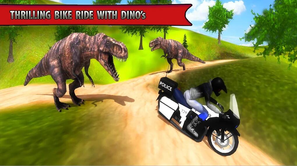 自行车比赛恐龙冒险3d正式版截图1