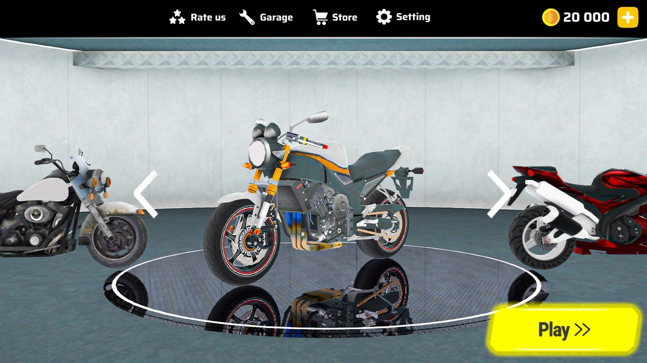 3D摩托竞速游戏无限制版截图1