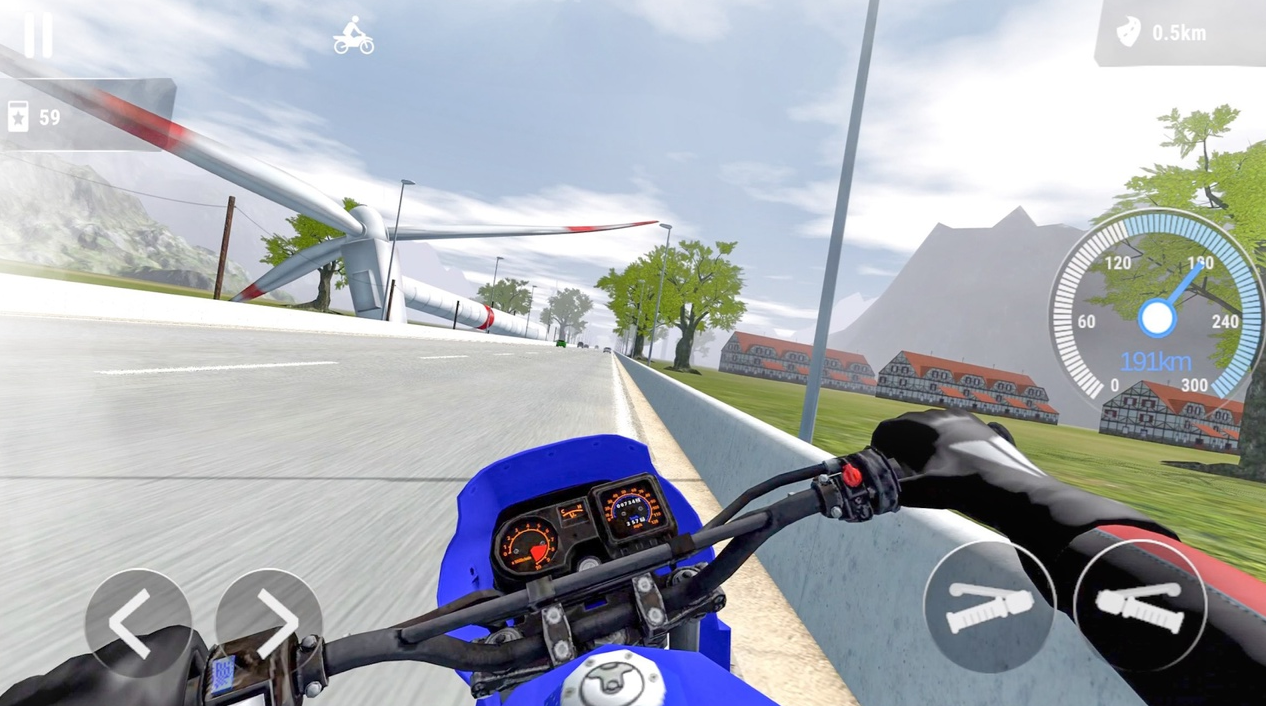 3D摩托竞速游戏无限制版截图3