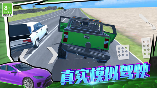 狂野赛车3D游戏官方正版截图1