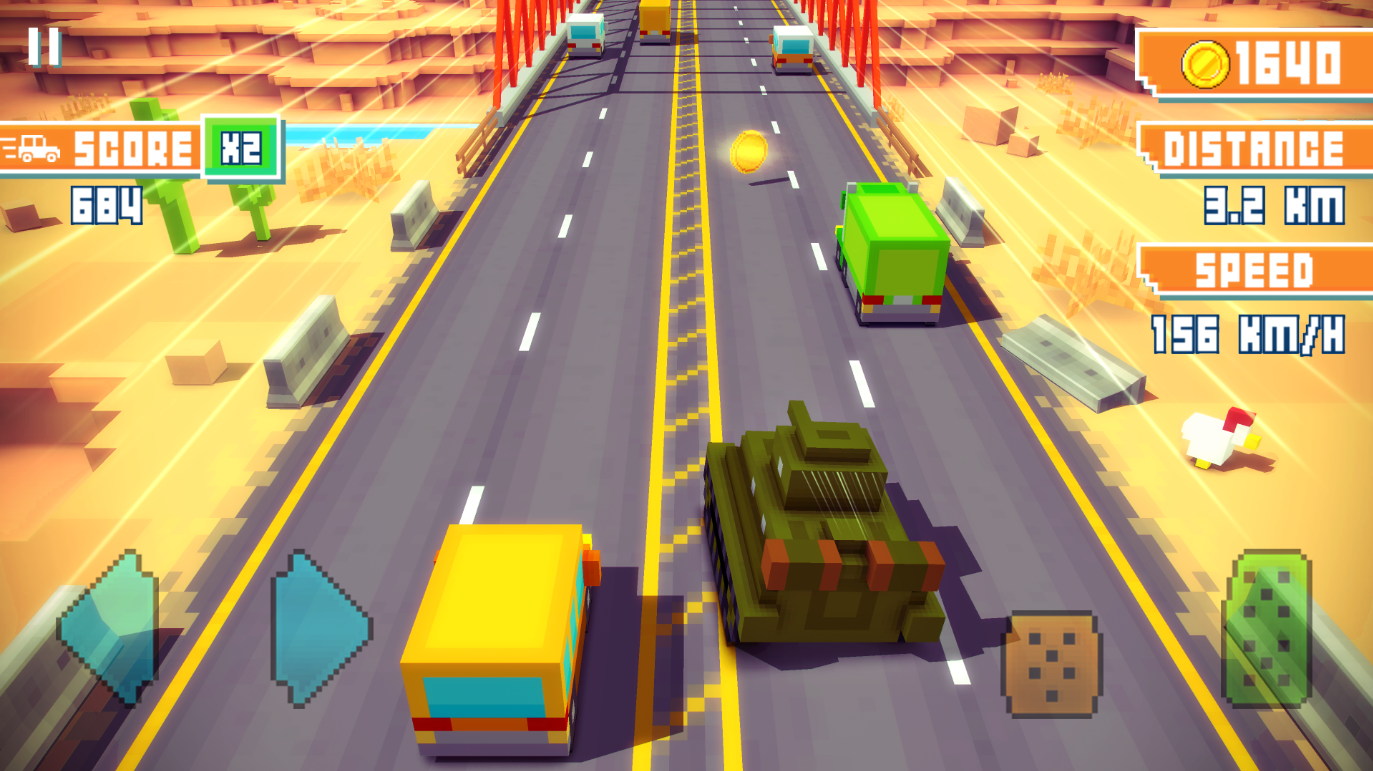 方块高速公路游戏网页版截图4